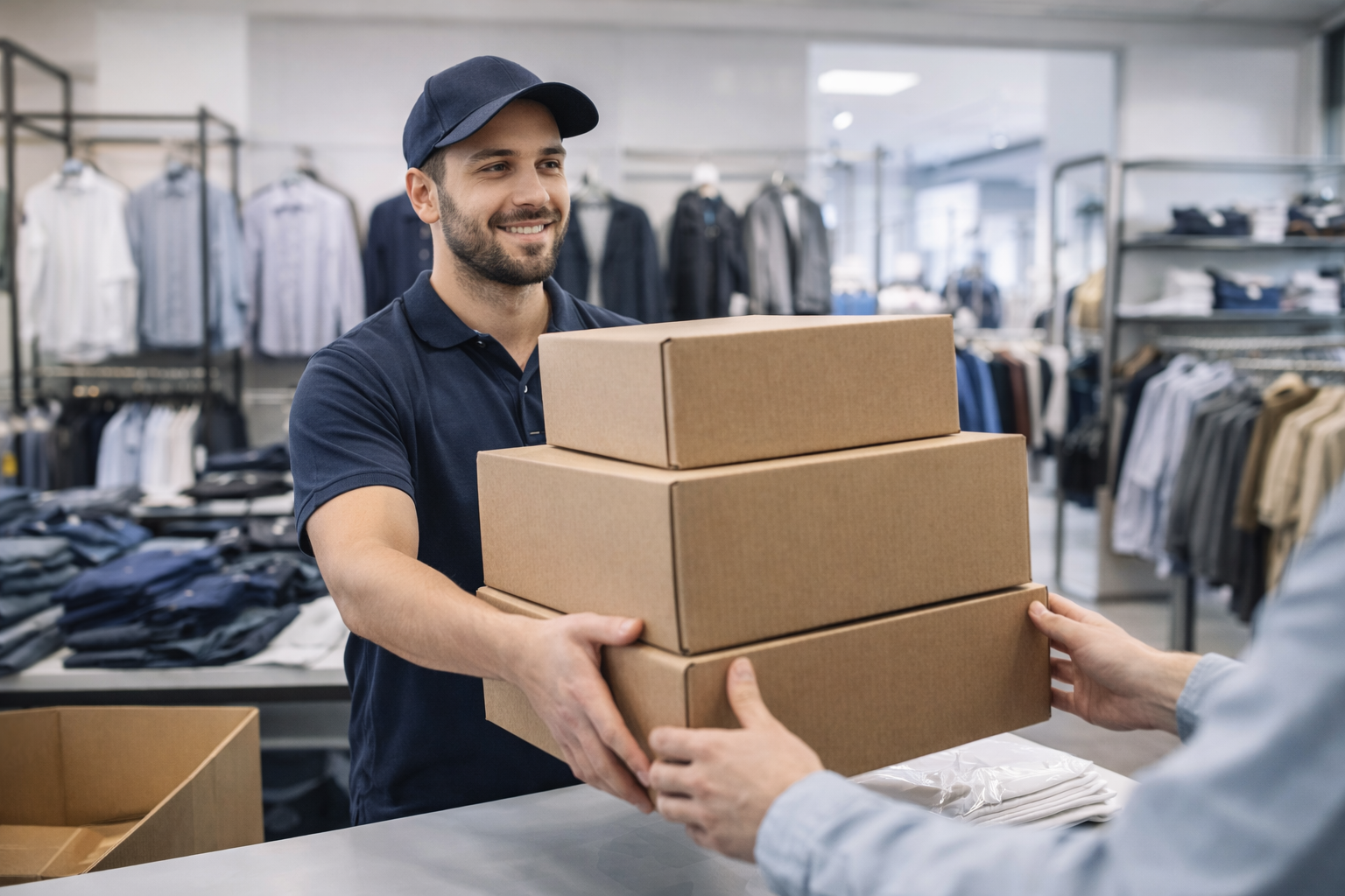 Despacho e logística — expedição e entrega ao cliente